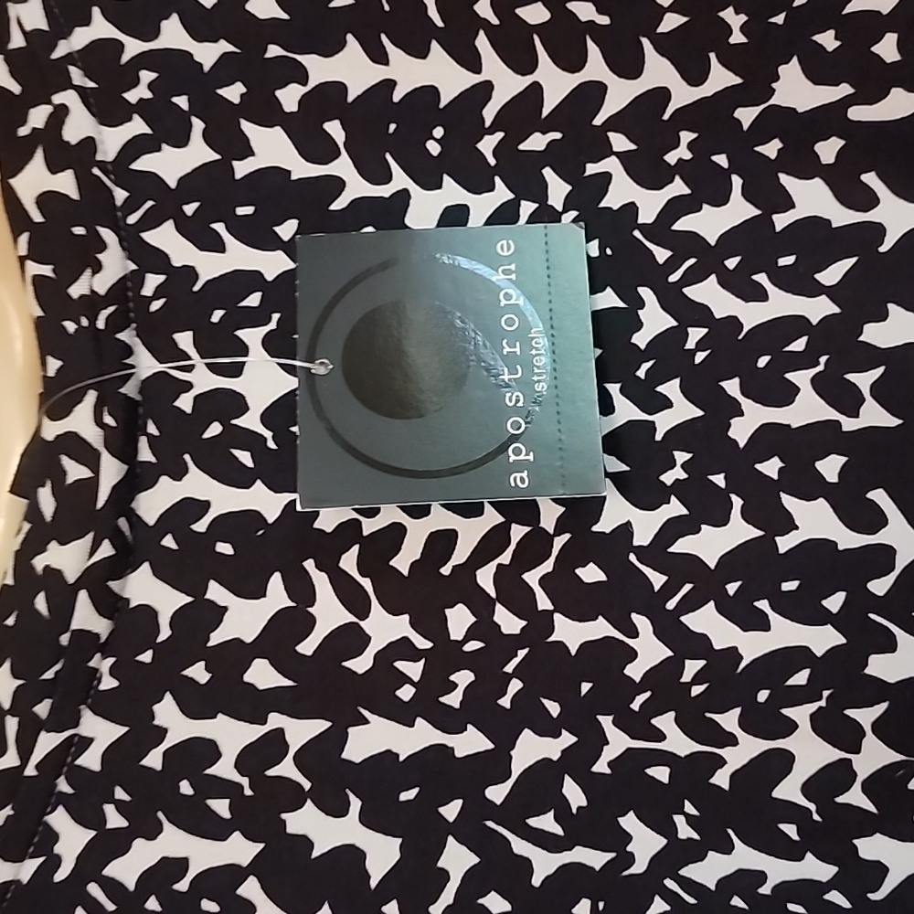 APOSTROPHE NWT Short Sleeve Summer Shirt XL - Picture 3 of 9
